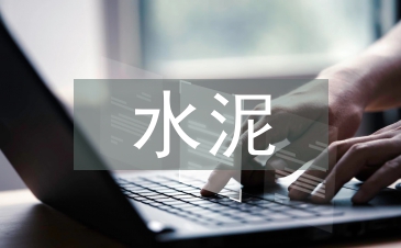 水泥企業工作總結
